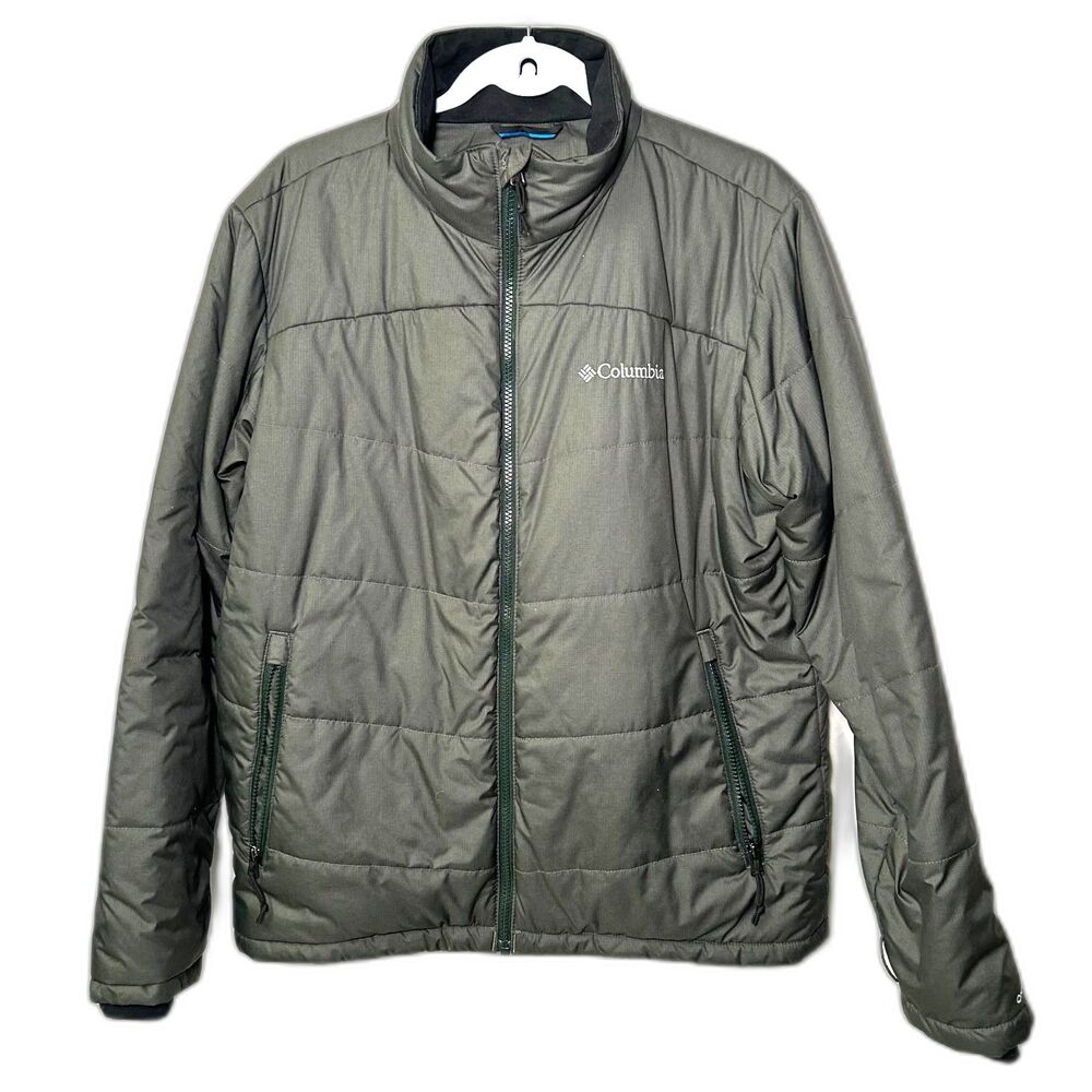 Columbia Men's Gray Omni Heat Interchange Puffer Jacket Medium